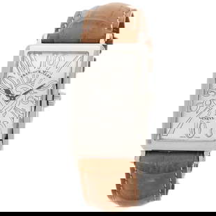 Franck Muller Long Island Limited To 150 Pieces Watches 1002Qzrelfm Stainles...: Style: Watches Material: Stainless Steel Display: Analog display Movement: Quartz Type: Wristwatch Exterior Color: Silver Wrist Size: 6.30inch Product Disclaimer: Items may exhibit light wear, such as