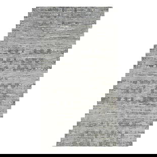 6'2"X12' Gray Wool Hand Knotted Modern Design Gallery Size Runner Rug: Type: Indoor Material: 100% Wool Color: Grey Item Length: 144 Item Width: 74 Product Disclaimer: Rugs and carpets may show minor wear, fraying, or fading consistent with age and use. While we strive t