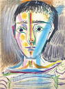 Pablo Picasso, Tte D'Un Jeune Homme En Face, Les Peintres Mes Amis, Lithograph