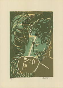 Unknown Artist Passion Signed " Lithograph Contemporary Brown, G: Artist: Unknown Artist Title: Passion Year: 1970 Signed: Yes Medium: Lithograph Paper Size: 19.75 x 14 inches ( 50 x 36 cm ) Image Size: 15 x 9.75 inches ( 38 x 25 cm ) Edition Size: 100 Framed: No Co