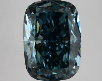 Cushion Modified 2.62Ct Fancy Vivid Blue Vs1 - Loose Lab Diamond