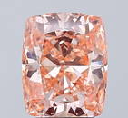 Cushion Modified 3.14Ct Fancy Vivid Orange Pink Vs1 - Loose Lab Diamond