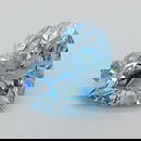 Heart 1.1Ct Fancy Vivid Blue Vvs2 - Loose Lab Diamond
