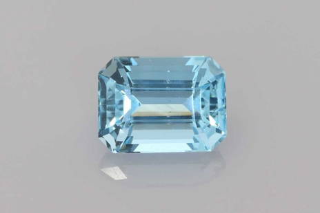 Emerald 1.65Ct Blue Si - Loose Aquamarine Gemstone: Type: Aquamarine Carat: 1.65 Cut: FACETED Color: Blue Clarity: SI Treatment: NONE Color Shade: Vivid BLUE Measurements: 8.1L X 6.1W Certification: None Video: Video