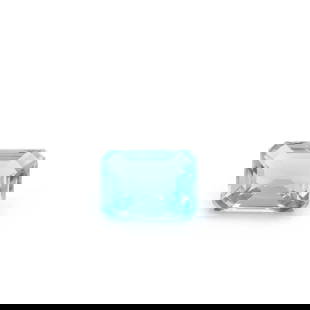 Octagonal 1.39Ct Blue Ec - Loose Aquamarine Gemstone: Type: Aquamarine Carat: 1.39 Cut: STEP Color: Blue Clarity: EC Treatment: HEATED Color Shade: Medium Blue Measurements: 7.98L X 6.0W Certification: None Video:
