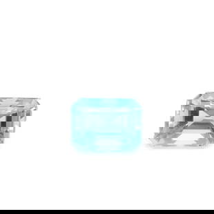 Octagonal 1.83Ct Blue Ec - Loose Aquamarine Gemstone: Type: Aquamarine Carat: 1.83 Cut: STEP Color: Blue Clarity: EC Treatment: HEATED Color Shade: Medium Blue Measurements: 8.04L X 6.14W Certification: None Video: