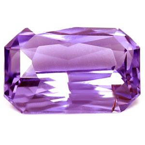 Emerald 1.62Ct Purple Ec - Loose Sapphire Gemstone: Type: Sapphire Carat: 1.62 Cut: FACETED Color: Purple Clarity: EC Treatment: NONE Color Shade: Medium Purple Measurements: 8.29L X 5.61W Certification: None Video: