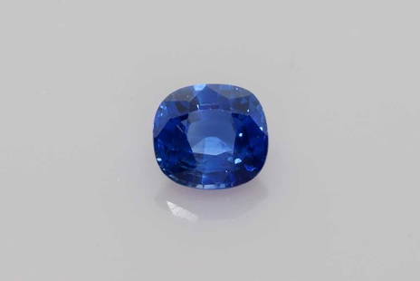 Cushion 1.55Ct Blue Si - Loose Sapphire Gemstone: Type: Sapphire Carat: 1.55 Cut: FACETED Color: Blue Clarity: SI Treatment: HEATED Color Shade: Vivid BLUE Measurements: 6.78L X 6.31W Certification: Other Video: