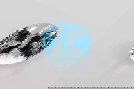 Oval 2.87Ct Blue Si - Loose Aquamarine Gemstone: Type: Aquamarine Carat: 2.87 Cut: FACETED Color: Blue Clarity: SI Treatment: NONE Color Shade: Vivid BLUE Measurements: 10.05L X 8.1W Certification: None Video: Video