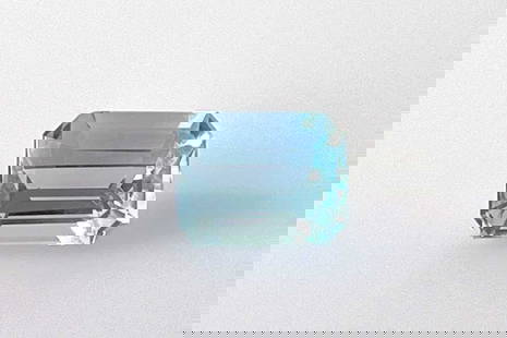 Emerald 2.44Ct Blue Si - Loose Aquamarine Gemstone: Type: Aquamarine Carat: 2.44 Cut: FACETED Color: Blue Clarity: SI Treatment: NONE Color Shade: BLUE Measurements: 8.9L X 7.05W Certification: None Video: Video Link<