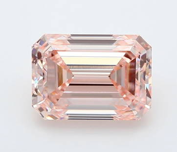 Emerald 3.5Ct Fancy Intense Pink Vvs1 - Loose Lab Diamond: Source: This Is A Real Diamond Grown In A Lab Not Mined. Carat: 3.5 Cut: - Color: Fancy Intense Pink Clarity: VVS1 Polish: EX Symmetry: EX Measurements: 9.91L X 7.08W X 5.03H Certification: IGI Video: