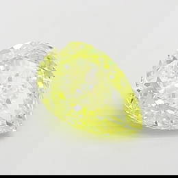 Pear 1.1Ct Fancy Vivid Yellow Vvs2 - Loose Lab Diamond