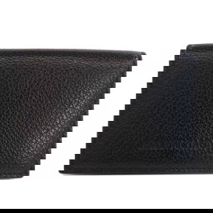 Balenciaga Bifold Wallet 664037 Leather Black Tri-Fold Wallet Mini Wallet Mens: Material: Leather Gender: Mens Brand: BALENCIAGA Item: Bifold Wallet Model: Tri-fold Wallet Mini Wallet Gender: mens(unisex) Color: black Material: leather Accessories: None Size: cm (approx.): W9.5 x
