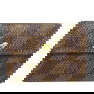 Louis Vuitton Coin Case N62925 Damier Canvas Brown Ludlow Women: Material: Damier canvas Model: Ludlow Gender: Women Brand: LOUIS VUITTON Item: Coin case Model: Ludlow Gender: Women Color: Brown Material: Damier canvas Accessories: None Size: cm (approx.): W10 x H7