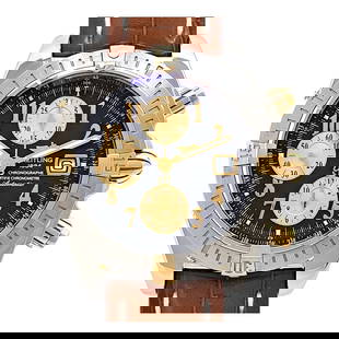 Breitling Chronomat Revolution Bicolor B13356: Type: Wristwatch Customized: Yes Style: watches Movement: Automatic Display: Analog Case Size: 43mm Product Disclaimer: Items may exhibit light wear, such as minor scratches or slight tarnishing appro