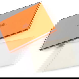 Hermes Coin Case Main: Model: Calvi Gender: Mens Brand: HERMES Item: Coin case Model: Calvi duo Gender: mens (Unisex) Color: white Material: Main: Evercolor Accessories: box Size: cm (approx.): W10.3 x H7 inch (approx.): W4