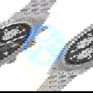 Breitling Chronomat Evolution A156C45Pa Blue Case: 43.7Mm Used Watch #121027: Type: Wristwatch Product Disclaimer: Items may exhibit light wear, such as minor scratches or slight tarnishing appropriate to their age and prior handling. We strongly encourage bidders to examine al