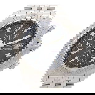 Breitling Chronomat Evolution A13356 Gray Men'S Used Watch #72214: Case Material: NA Type: Wristwatch Band Size: 19.5cm Case Size: 44mm Movement: Automatic Band Material: Stainless Steel Color: Gray Product Disclaimer: Items may exhibit light wear, such as minor scra