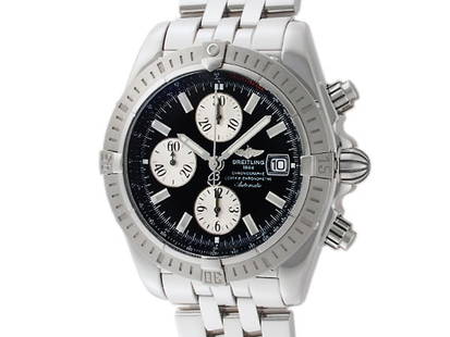 Breitling Chronomat Evolution A13356 A1335611/B719 Watch Men: Type: Wristwatch Customized: Yes Style: watches Movement: Automatic Display: Analog Case Size: 44mm Product Disclaimer: Items may exhibit light wear, such as minor scratches or slight tarnishing appro
