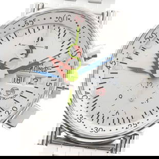 Alain Silberstein Chronobauhaus: Type: Wristwatch Customized: Yes Style: watches Movement: Automatic Display: Analog Case Size: 40mm Product Disclaimer: Items may exhibit light wear, such as minor scratches or slight tarnishing appro