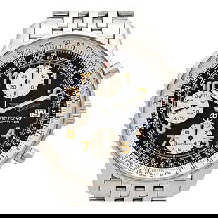 Breitling Old Navitimer A13022 Black Case Size 41Mm Men'S Used Watch #61116: Case Material: NA Type: Wristwatch Band Size: 20cm Case Size: 41mm Movement: Automatic Band Material: Stainless Steel Color: Black Product Disclaimer: Items may exhibit light wear, such as minor scrat