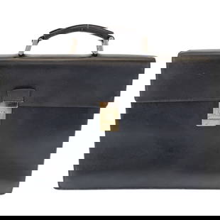 Prada Business Bag Leather Black Silvermetal Business Bag, Briefcase, A4 Storage Safiano Mens: Material: Leather Gender: Mens Pattern: Safiano Brand: PRADA Item: Business bag Line: Safiano Type: Business bag, briefcase, A4 storage Gender: mens Color: Black SilverMetal Material: leather Accessor