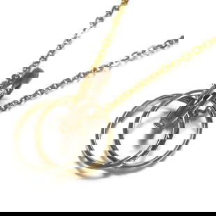 Cartier Necklace Diamond Trinity 3Color 18K 750 Yellow White Rose Gold: Metal: Multi-Tone Gold Metal Purity: 18k Type: Necklace Main Stone: Diamond Style: Pendant Collection: Trinity Main Stone Creation: Natural Product Disclaimer: Items may exhibit light wear, such as mi