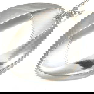 Georg Jensen Necklace Henning Coppel 368 75Cm Long 925 Sterling Silver: Metal: Sterling Silver Metal Purity: 925 Type: Necklace Main Stone: No Stone Style: Pendant Collection: 368 by Henning Coppel Product Disclaimer: Items may exhibit light wear, such as minor scratches