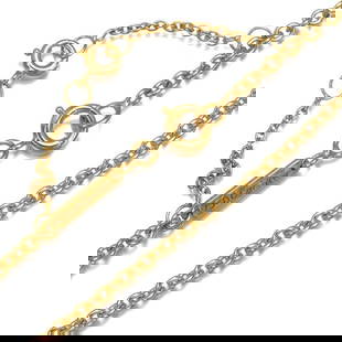 Cartier Chain Necklace Forsa 42Cm 18K 750 Yellow Gold: Metal: Yellow Gold Metal Purity: 18k Type: Necklace Main Stone: No Stone Style: Chain Collection: Forsa Product Disclaimer: Items may exhibit light wear, such as minor scratches or slight tarnishing a