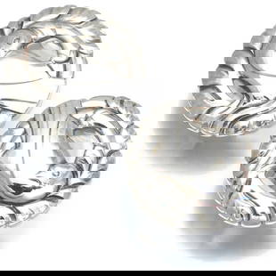 Georg Jensen Earrings Bird 66 925 Sterling Silver: Metal: Sterling Silver Metal Purity: 925 Type: Earrings Main Stone: No Stone Style: Clip-on or Screw / *No post for pierced ears Collection: 66 Product Disclaimer: Items may exhibit light wear, such a