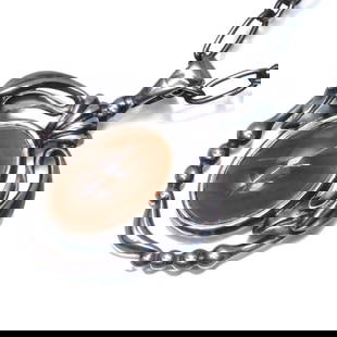 Georg Jensen Necklace Smokyquartz Heritage 2014 925 Sterling Silver: Metal: Sterling Silver Metal Purity: 925 Type: Necklace Main Stone: Smoky Quartz Style: Pendant Main Stone Creation: Natural Product Disclaimer: Items may exhibit light wear, such as minor scratches o