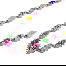 Louis Vuitton Necklace Ak1213 Silver Silver Monogram Colors Women
