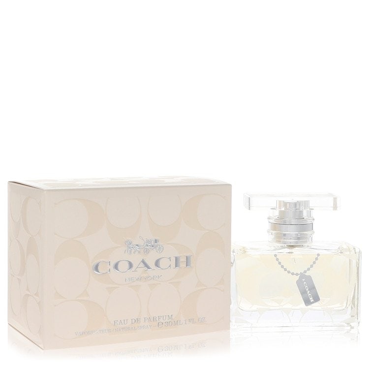 Coach Signature Perfume By Coach Eau De Parfum Spray: Brand: Coach Size: 1 oz Eau De Parfum Spray Grams: 400 Type: Eau De Parfum Spray Fragrance: Perfume for Women Product Disclaimer: Authentic fragrances; some boxes may show shelf wear. We strongly enco