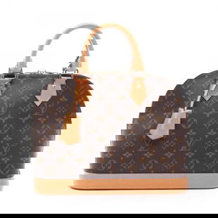Louis Vuitton Alma Monogram Handbag Coated Canvas Leather: Brand: Louis Vuitton Type: Handbag Material: Monogram Color: Brown, Monogram Gender: Women Size (Hxwxd): 23.5cm x 31cm x 15cm / 9.25'' x 12.2'' x 5.9'' Condition: Used (good), Traces of usage, scratch