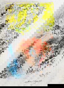 Marc Chagall Sorlier Lithograph Hand Numbered Signed Published: Product Disclaimer: Please review the full description and photos. Lithographs may be plate-signed, hand-signed, or slab-signed and can include a COA (see images); edition numbers shown may vary from