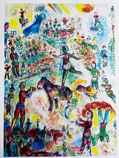 Marc Chagall Lithograph Coa Signed Hand Numbered Limited ,: Product Disclaimer: Please review the full description and photos. Lithographs may be plate-signed, hand-signed, or slab-signed and can include a COA (see images); edition numbers shown may vary from