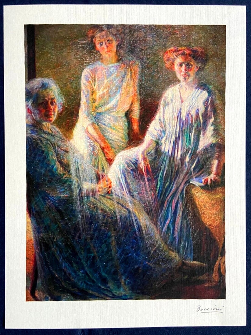 Umberto Boccioni "Three Women" (Gino Severini Giacomo Balla Futurism) (1 of 8)
