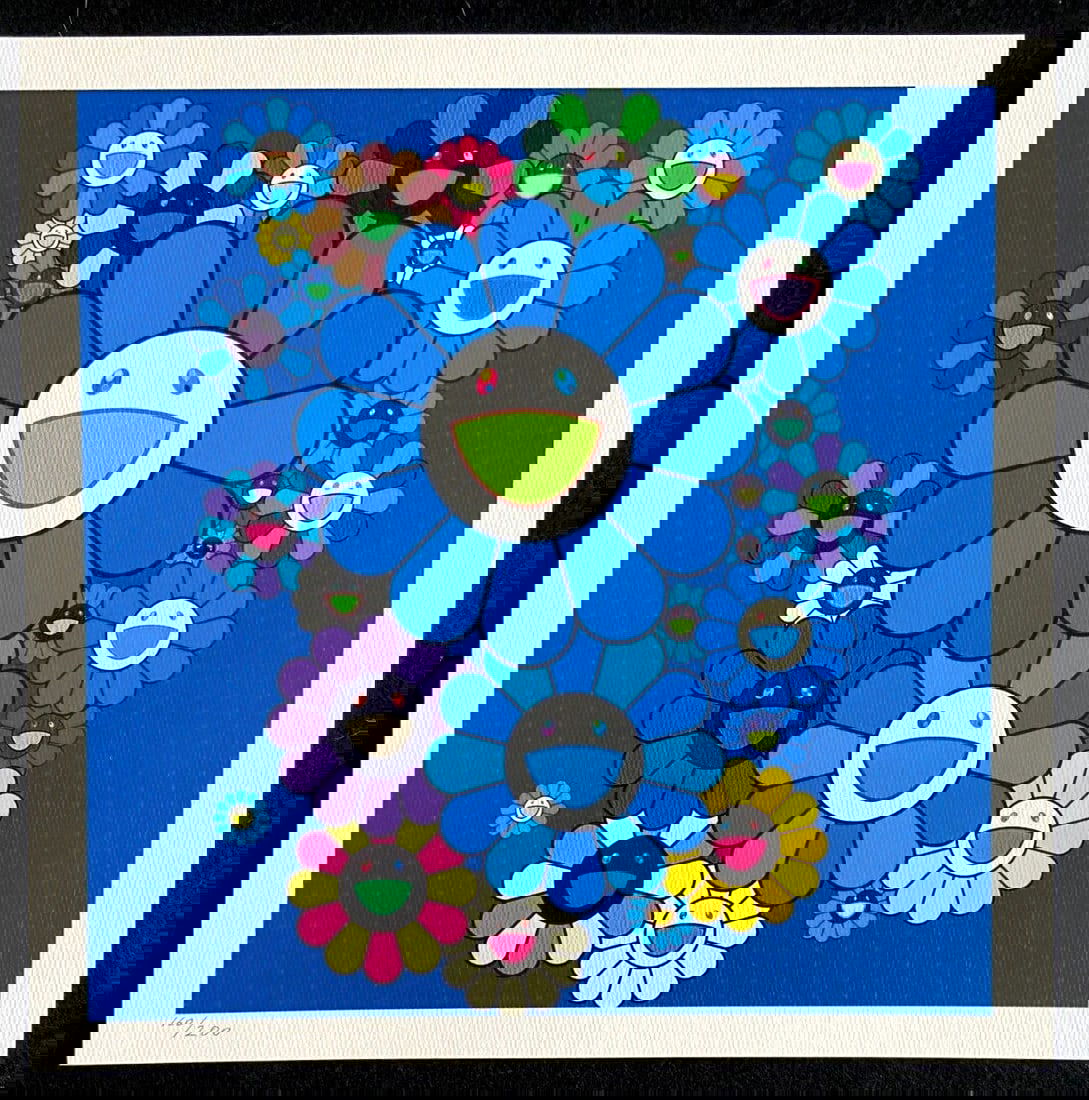 版画 MADSAKI HAPPINESS OVERDOSE AZUL MARIANO_ Takashi Murakami, Madsaki Happiness Overdose Azul Mariano 2020