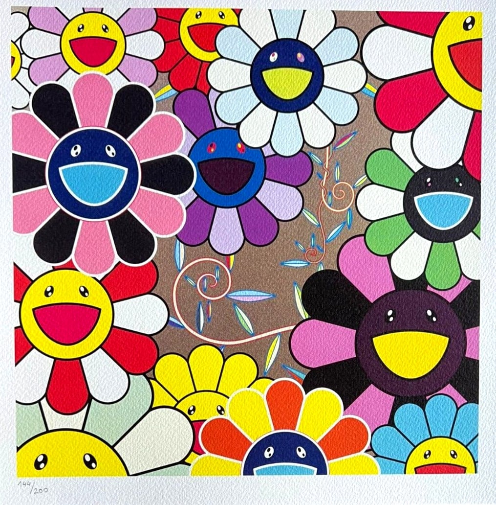 版画 MADSAKI HAPPINESS OVERDOSE AZUL MARIANO_ Takashi Murakami, Madsaki Happiness Overdose Azul Mariano 2020