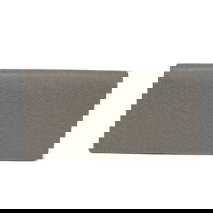 Louis Vuitton Long Wallet Purse M11580 Taiga Leather Gris Roche New Griloche Gray Blue Bicolor Rfid: Material: Leather Gender: Mens Pattern: Taiga Brand: LOUIS VUITTON Item: Long Wallet Purse Model: Portefeuille Blaza NM Line: Taiga Type: New Griloche Gray Blue Bicolor RFID Gender: mens Color: Gris R