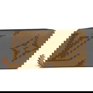 Louis Vuitton Long Wallet Purse L67687 Monogram Reverse Canvas Brown Monogram Giant Women: Material: Monogram canvas Gender: Women Brand: LOUIS VUITTON Item: Long Wallet Purse Model: Monogram Giant Gender: Women Color: Brown Material: Monogram reverse canvas Accessories: Storage box (some s