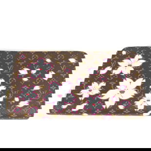 Louis Vuitton Long Wallet Purse M13433 Monogram Canvas Brown Takashi Murakami Monogram Lv ~ Tm: Material: Monogram canvas Gender: Women Pattern: Takashi Murakami monogram Brand: LOUIS VUITTON Item: Long Wallet Purse Model: LV TM Zippy Wallet Line: Takashi Murakami monogram Gender: Women Color: B