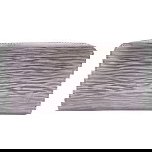 Louis Vuitton Long Wallet Purse M82794 Epi Silver Epi Zippy Wallet Women: Material: Epi leather Gender: Women Pattern: Epi Brand: LOUIS VUITTON Item: Long Wallet Purse Model: Zippy wallet Line: Epi Gender: Women Color: Silver Material: Epi Accessories: None Size: cm (approx