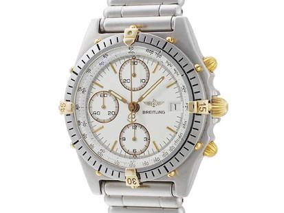 Breitling Chronomat Bicolor Chronograph B13047 Yg Watch Men: Type: Wristwatch Customized: Yes Style: watches Movement: Automatic Display: Analog Case Size: 40mm Product Disclaimer: Items may exhibit light wear, such as minor scratches or slight tarnishing appro