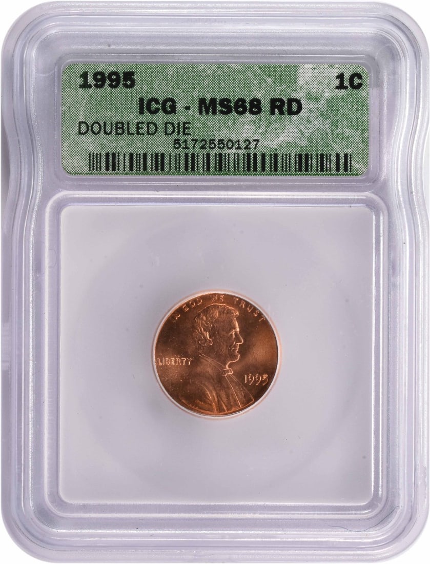 1995 Lincoln Cent Ddo Fs-101 Ms68Red Icg (1 of 1)