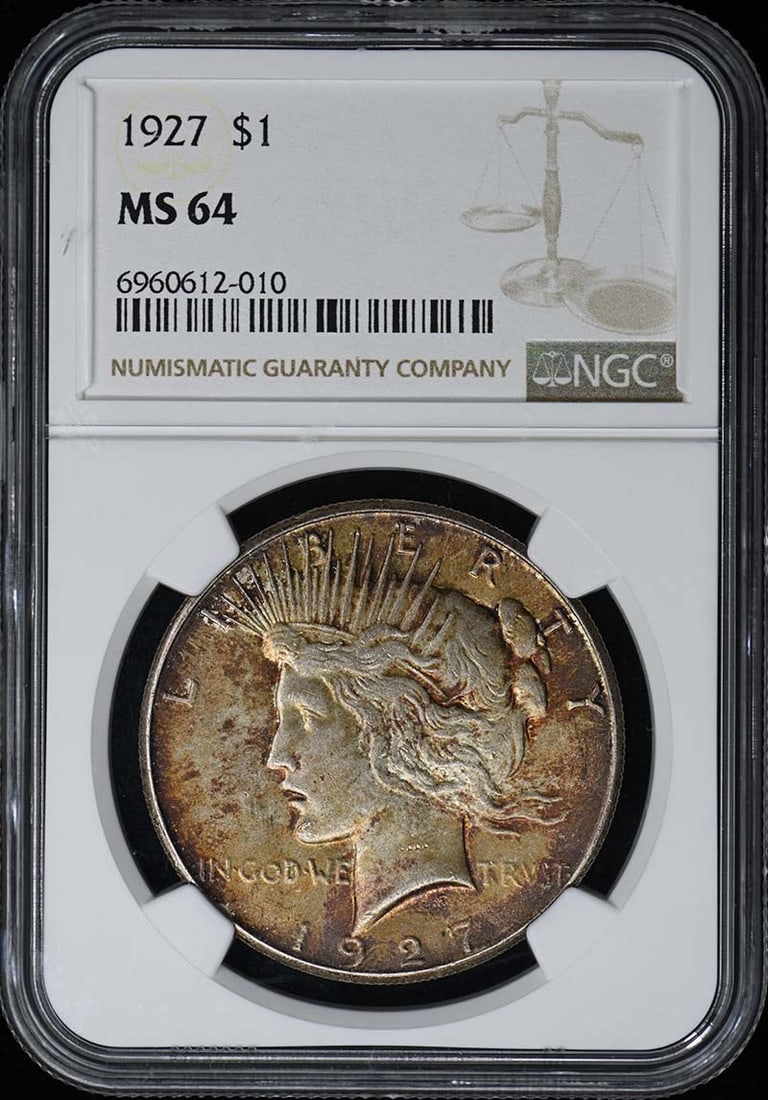 1927 Peace Dollar S$1 Ngc Ms64 (1 of 1)