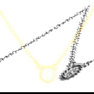 Tiffany By The Yard 0.07Ct Necklace 18K Diamond: Brand: Tiffany Necklace Type: Necklace Gender: Women Material: Pink Gold (18K) Metal Purity: 18K Stone: Diamond Weight (Ct.): 0.07 Neck Circumference: 41 cm / 16.14'' Pendant Size: 4.4mm x 4.4mm / 0.1