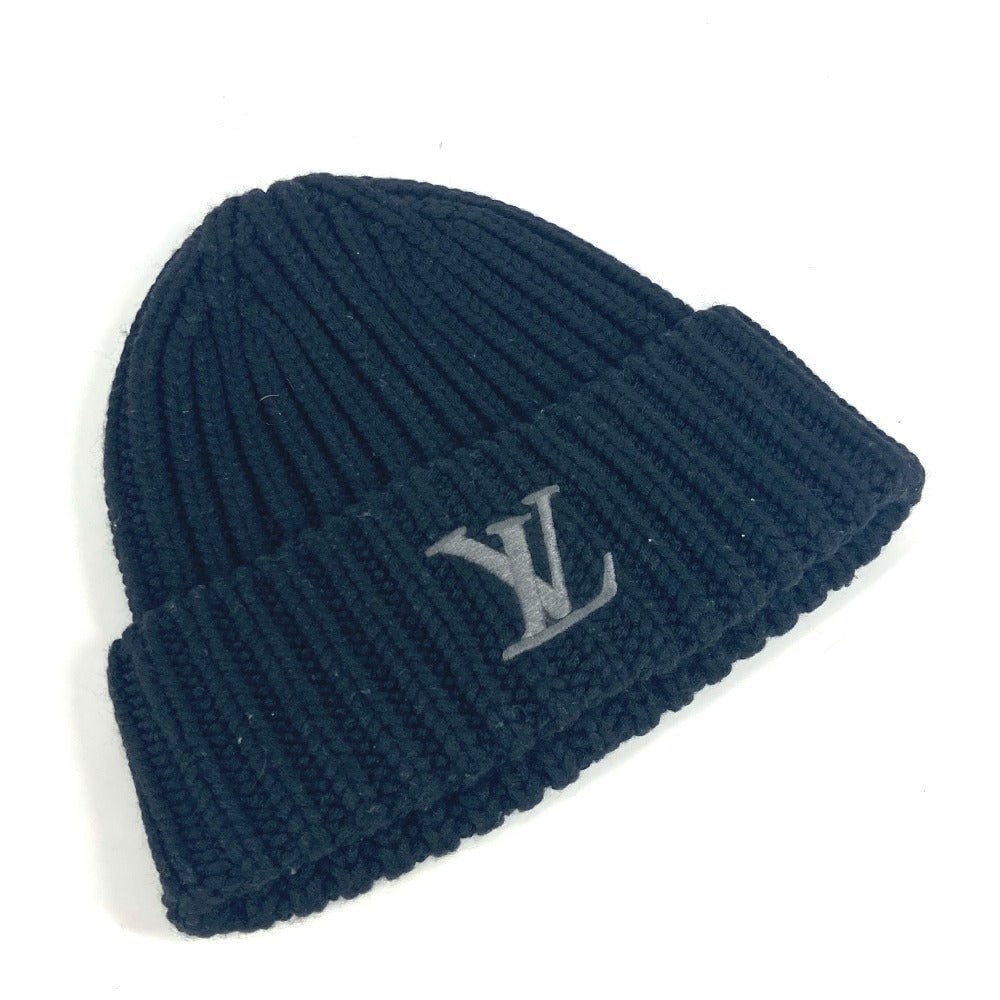 Louis Vuitton Knit Hat M77277 Wool Black Beanie Only Lv Mens: Material: Wool Gender: Mens Brand: LOUIS VUITTON Item: Knit hat Model: Beanie Only LV Gender: mens Color: black Material: wool Accessories: None Size: cm (approx.): Head circumference: 23.5 inch (appr