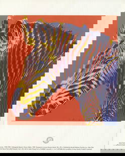 Andy Warhol Endangered Species: Grevy'S Zebra " Offset Lithograph 19: Artist: Andy Warhol Title: Endangered Species: Grevy's Zebra Year: 1992 Signed: No Medium: Offset Lithograph Paper Size: 11.75 x 9.5 inches ( 30 x 24 cm ) Image Size: 8.25 x 8.25 inches ( 21 x 21 cm )