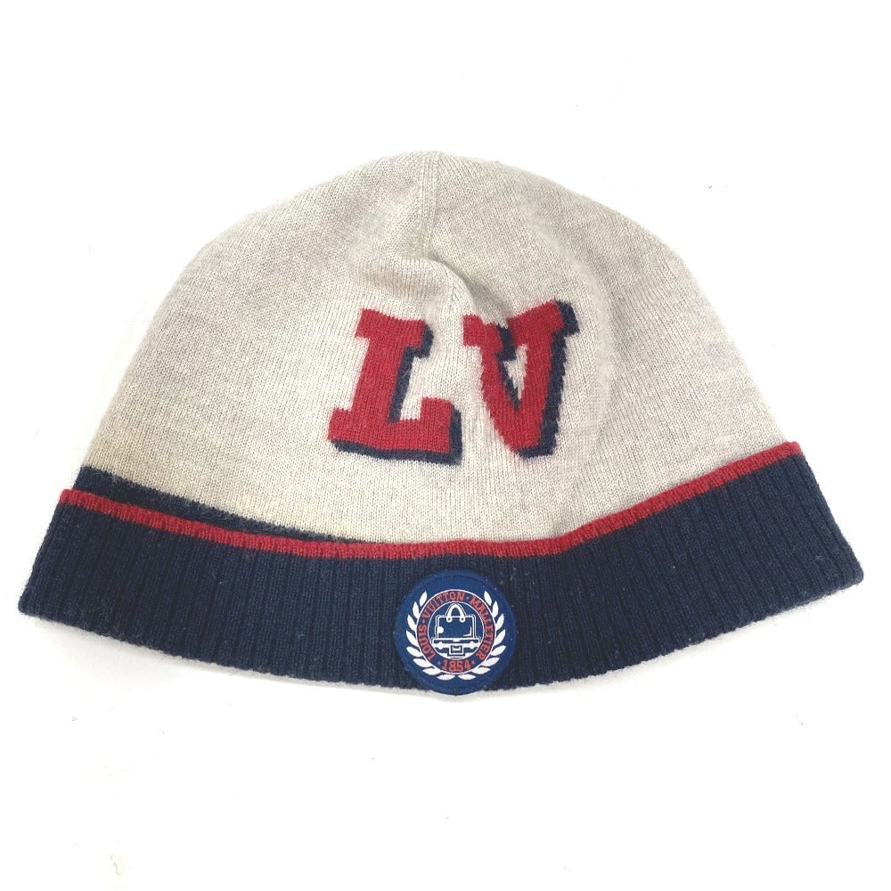 Louis Vuitton Knit Hat M70531 Wool Navy 1854 Lv Logo Mens: Material: Wool Gender: Mens Brand: LOUIS VUITTON Item: Knit hat Model: 1854 LV logo Gender: mens Color: Navy Material: wool Accessories: None Size: cm (approx.): Head circumference: 26 inch (approx.):